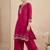 Women Ethnic Motifs Embroidered Regular Thread Work Kurta with Palazzos & With Dupatta