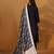 V-Neck Straight Kurta With Trousers And Dupatta