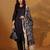 V-Neck Straight Kurta With Trousers And Dupatta