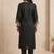 Women Ethnic Motifs Embroidered Regular Thread Work Kurta with Trousers