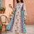 Women Floral Printed Empire Kurta with Trousers
