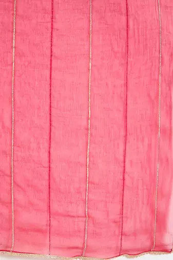 Women Spaghetti Tie Up Strap Floral Kurta with Trousers & Dupatta