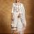 Women Floral Embroidered Regular Thread Work Kurta with Dhoti Pants & With Dupatta