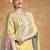 Floral Embroidered Thread Work Pure Cotton Straight Kurta With Trousers & Dupatta