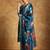 Women Floral Yoke Design Regular Thread Work Kurta with Trousers & With Dupatta