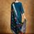 Women Floral Yoke Design Regular Thread Work Kurta with Trousers & With Dupatta