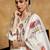 Women Floral Printed Regular Thread Work Kurta with Trousers & With Dupatta