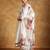 Women Floral Printed Regular Thread Work Kurta with Trousers & With Dupatta