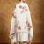 Women Floral Printed Regular Thread Work Kurta with Trousers & With Dupatta