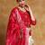 Women Floral Embroidered Regular Thread Work Kurta with Trousers & With Dupatta