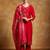 Women Floral Embroidered Regular Thread Work Kurta with Trousers & With Dupatta