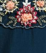 Women Floral Embroidered Regular Thread Work Pure Cotton Kurta with Trousers & With Dupatta