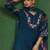 Women Floral Embroidered Regular Thread Work Pure Cotton Kurta with Trousers & With Dupatta