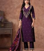 Women Ethnic Motifs Embroidered Regular Kurta with Trousers & With Dupatta
