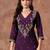 Women Ethnic Motifs Embroidered Regular Kurta with Trousers & With Dupatta