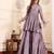 V-Neck Gotta Patti Long Sleeves A-Line Flared Kurta with Palazzo