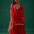 Ethnic Motifs Embroidered Zari Kurta With Sharara & Dupatta