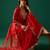Ethnic Motifs Embroidered Zari Kurta With Sharara & Dupatta