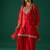 Ethnic Motifs Embroidered Zari Kurta With Sharara & Dupatta