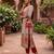Women Ethnic Motifs Printed Regular Gotta Patti Chanderi Silk Kurta with Trousers