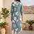 Women Floral Printed Regular Kurta with Trousers
