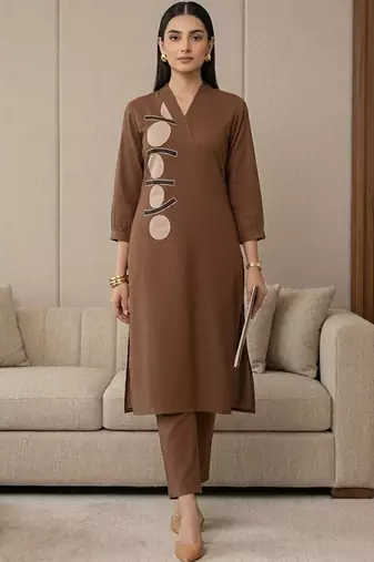 Women Ethnic Motifs Regular Kurta with Trousers