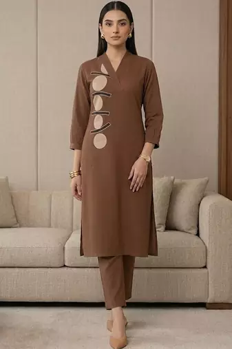 Women Ethnic Motifs Regular Kurta with Trousers