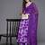 Women Floral Printed Empire Silk Crepe Kurta with Trousers & Dupatta