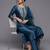 Women Embroidered Regular Chanderi Silk Kurta with Trousers & With Dupatta