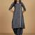 Floral Printed V-Neck Angrakha Straight Kurta With Salwar And Dupatta