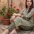 Women Regular Thread Work Kurta with Trousers