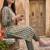 Women Regular Thread Work Kurta with Trousers