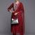 Women Floral Embroidered Regular Chanderi Silk Kurta with Trousers & With Dupatta