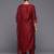 Women Floral Embroidered Regular Chanderi Silk Kurta with Trousers & With Dupatta