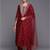 Women Floral Embroidered Regular Chanderi Silk Kurta with Trousers & With Dupatta