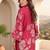 Women Floral Printed Regular Chanderi Silk Kurta with Trousers & With Dupatta