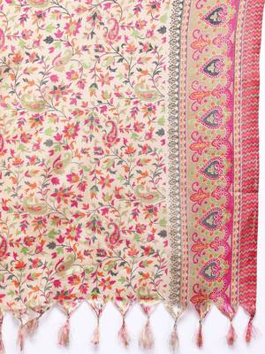 Women Regular Kurta with Trousers & With Dupatta 4