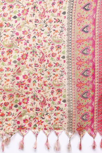 Women Regular Kurta with Trousers & With Dupatta