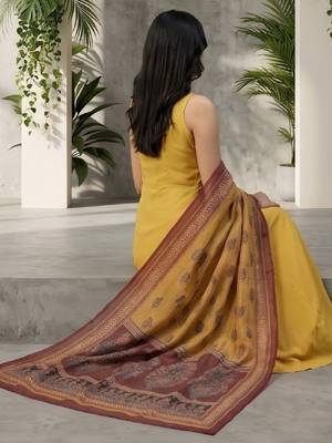 Women Ethnic Motifs Regular Kurta with Trousers & With Dupatta 7