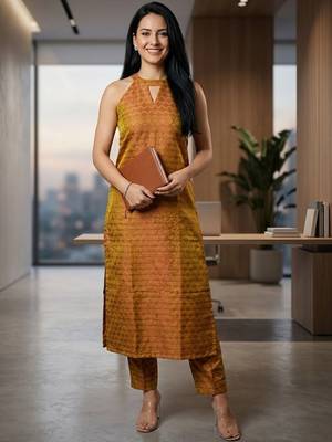 Women Regular Kurta with Trousers 1