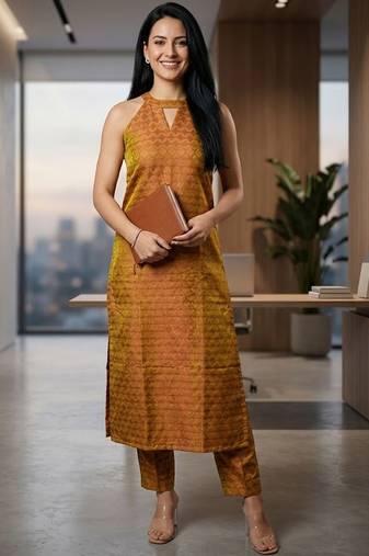 Women Regular Kurta with Trousers