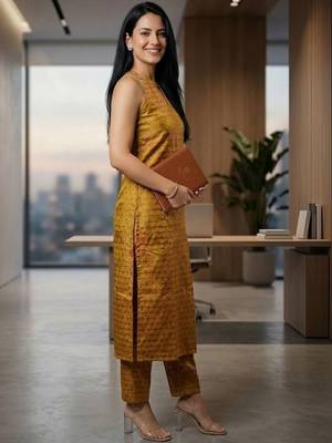Women Regular Kurta with Trousers 2