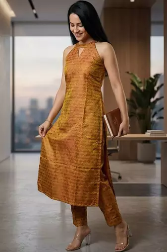 Women Regular Kurta with Trousers