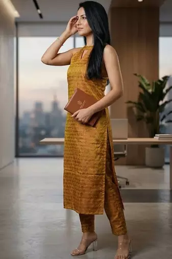 Women Regular Kurta with Trousers