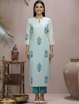 Women Ethnic Motifs Printed Regular Kurta with Trousers & With Dupatta 3