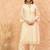 Embroidered V-Neck Thread Work Kurta with Trousers & With Dupatta