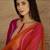 Women Yoke Design Regular Kurta with Trousers & Dupatta