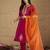Women Yoke Design Regular Kurta with Trousers & Dupatta