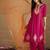 Women Yoke Design Regular Kurta with Trousers & Dupatta