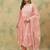 Floral Embroidered Thread Work Pure Cotton Kurta With Trousers & Dupatta